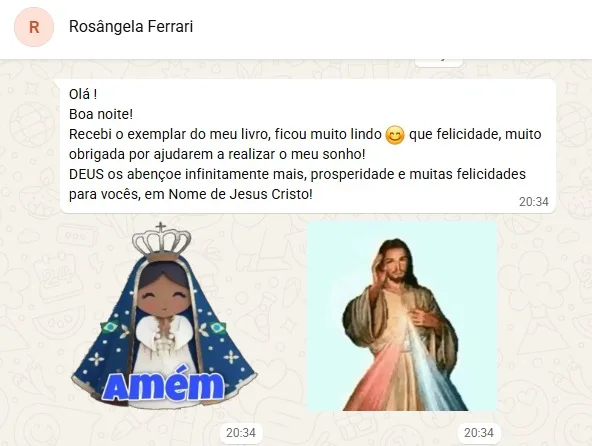 Depoimento de cliente da MeuLivroAI